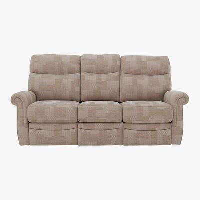 Furniture Village G Plan - Avon 3 Seater Fabric Manual Recliner Sofa - Beige