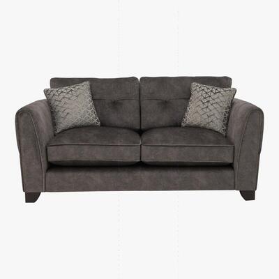 Furniture Village Ariana 2 Seater Classic Back Fabric Sofa - Grey