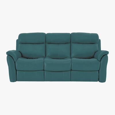 Furniture Village Relax Station Revive 3 Seater Leather Sofa- World of Leather