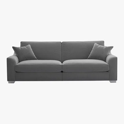 Furniture Village The Lounge Co. - Isobel 4 Seater Fabric Sofa - Grey