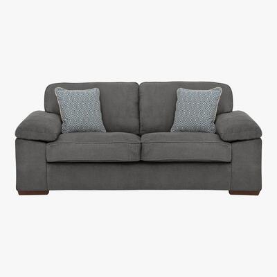 Furniture Village Home 2 Seater Fabric Sofa - Grey
