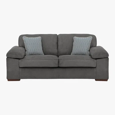 Furniture Village Home 2 Seater Fabric Sofa - Grey