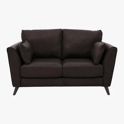 Furniture Village Oceano 2 Seater Leather Sofa - Brown