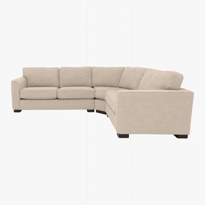 Furniture Village Elora Fabric Corner Sofa - Cream