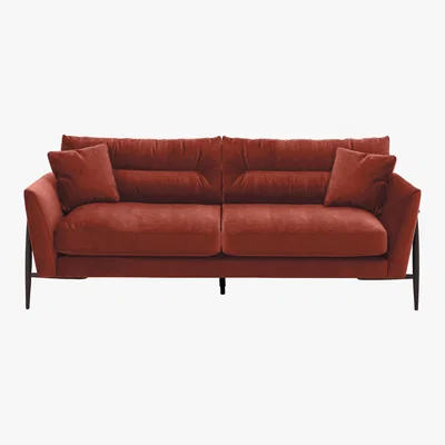 Furniture Village Ercol - Bellaria Large Fabric Sofa - Red