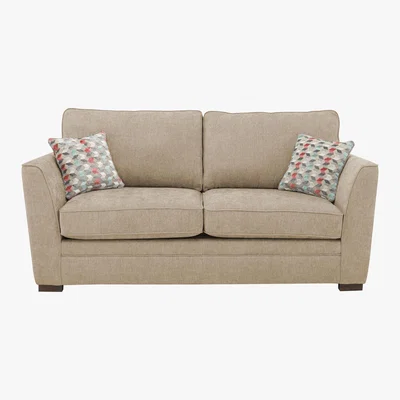 Furniture Village The Delight 2 Seater Classic Back Fabric Sofa - Mink
