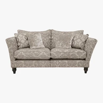 Furniture Village Kensington 2 Seater Fabric Sofa - Gold - By Furniture Village