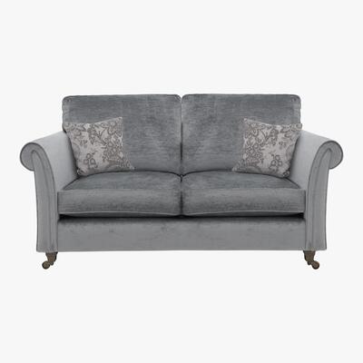 Furniture Village Ayda 2 Seater Classic Back Fabric Sofa - Grey