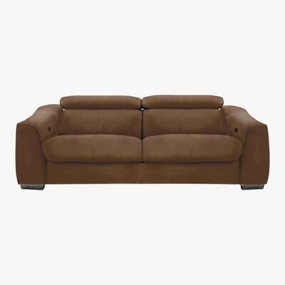 Furniture Village Elixir 3 Seater Fabric Sofa - Brown