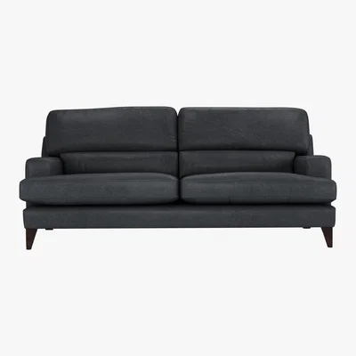 Furniture Village The Lounge Co. - Romilly 4 Seater Leather Sofa - Grey