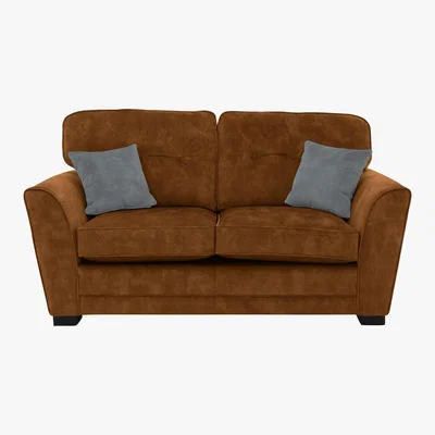Furniture Village Nelly 2 Seater Fabric Sofa - Orange