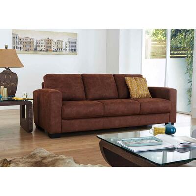 Furniture Village Dante 2 Seater Fabric Sofa - Brown