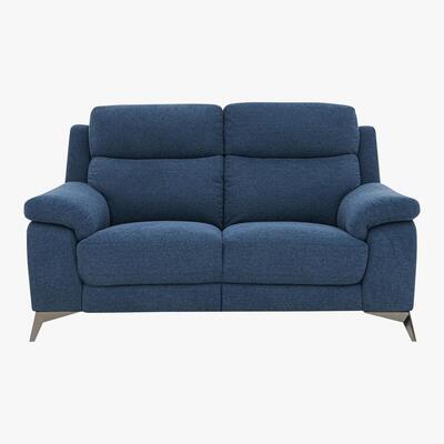 Furniture Village Missouri 2 Seater Fabric Sofa - Blue