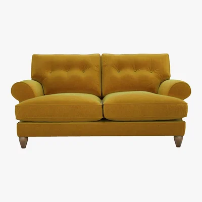 Furniture Village The Lounge Co. - Bronwyn 2.5 Seater Fabric Classic Back Sofa - Yellow