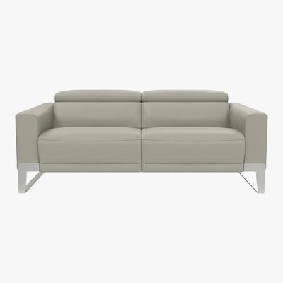 Furniture Village Nicoletti Azione 3 Seater Leather Sofa with Ratchet Headrest - By Furniture Village