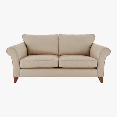 Furniture Village High Street Regent Street 3 Seater Fabric Sofa - Beige - By Furniture Village