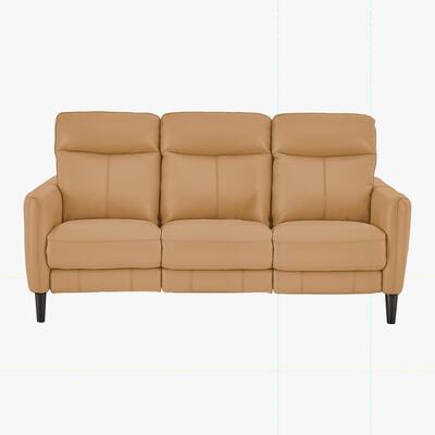 Furniture Village Compact Collection Petit 3 Seater Leather Sofa- World of Leather