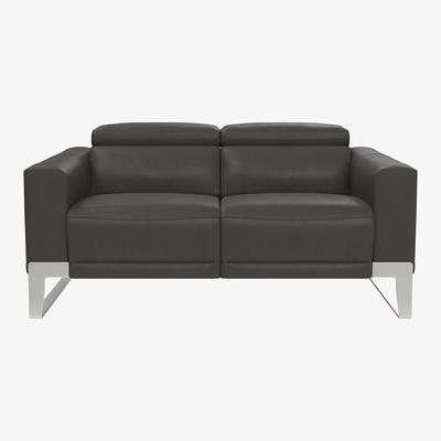 Furniture Village Nicoletti Azione 2 Seater Leather Sofa with Ratchet Headrest - By Furniture Village