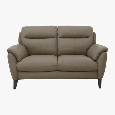 Furniture Village World of Leather - Mercury 2 Seater Leather Sofa - Beige