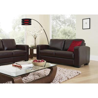 Furniture Village Dante 2 Seater Leather Sofa - White