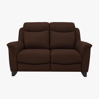 Furniture Village Parker Knoll - Manhattan 2 Seater Leather Sofa - Brown