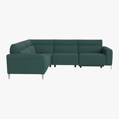 Furniture Village Nicoletti - Lusso Fabric Power Recliner Corner Sofa with Power Headrests