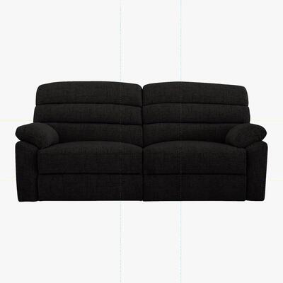 Furniture Village Comfort Story - Page 2 Seater Fabric Sofa - Black