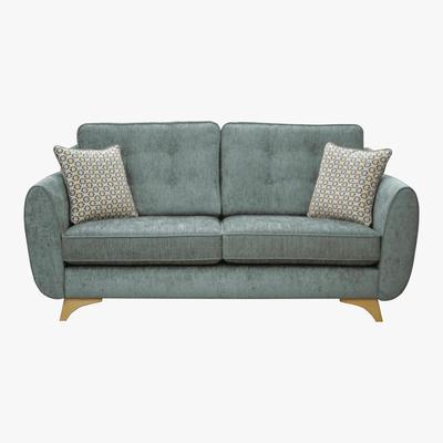 Furniture Village Kandi 3 Seater Fabric Sofa - Blue - By Furniture Village