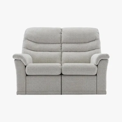 Furniture Village G Plan - Malvern 2 Seater Fabric Manual Recliner Sofa - Grey