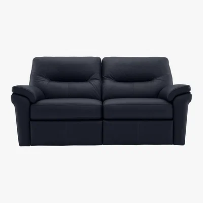 Furniture Village G Plan - Seattle 2.5 Seater Leather Manual Recliner Sofa