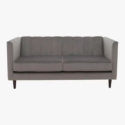 Furniture Village Lace Market 3 Seater Fabric Sofa - Grey