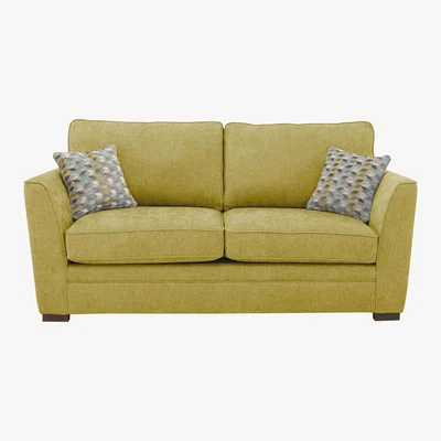 Furniture Village The Delight Large Fabric Sofa Bed - Green - By Furniture Village