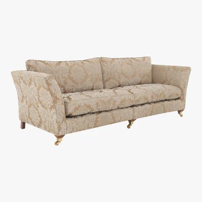 Furniture Village Vantage 4 Seater Sofa - Gold - By Furniture Village