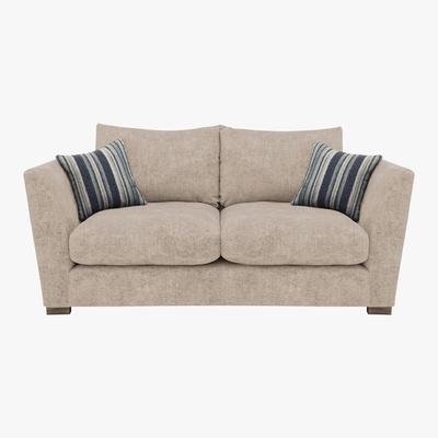 Furniture Village Nautical 2 Seater Classic Back Sofa - Cream - By Furniture Village