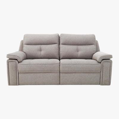 Furniture Village G Plan - Hannington 3 Seater Fabric Manual Recliner Sofa - Grey