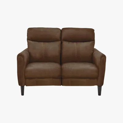 Furniture Village Compact Collection Petit 2 Seater Fabric Sofa - Brown