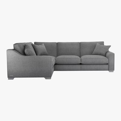 Furniture Village The Lounge Co. - Isobel Small Fabric Corner Sofa - Grey