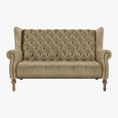 Furniture Village Alexander and James - New England Windham 2 Seater Fabric Sofa - Beige