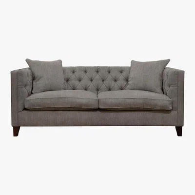 Furniture Village Tetrad - Battersea Midi Fabric Sofa - Grey