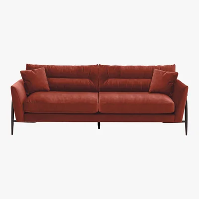 Furniture Village Ercol - Bellaria Grand Fabric Sofa - Red