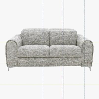 Furniture Village Nicoletti - Azzurro 2 Seater Fabric Sofa