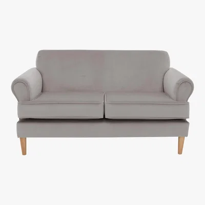 Furniture Village King Street 2 Seater Fabric Sofa - Grey