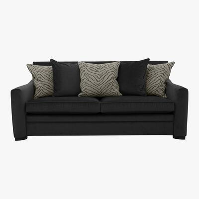 Furniture Village Duresta - The Prestige Collection Bayswater 3 Seater Fabric Pillow Back Sofa