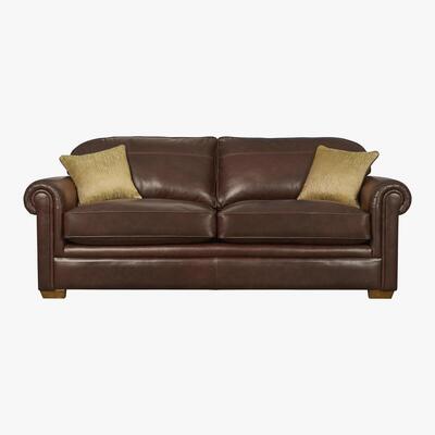 Furniture Village Parker Knoll - The Derwent Collection Eastmoor 4 Seater Leather Sofa
