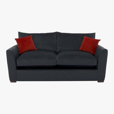 Furniture Village Icon Fabric Sofa Bed - Black