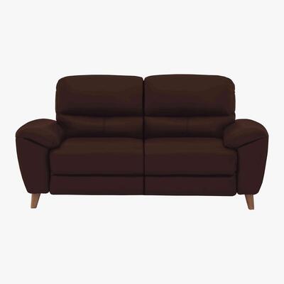 Furniture Village Silverstone 3 Seater Leather Power Recliner Sofa
