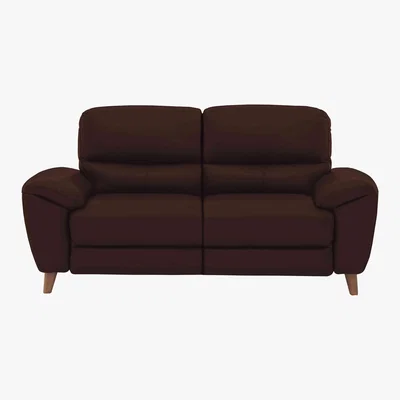 Furniture Village Silverstone 3 Seater Leather Power Recliner Sofa