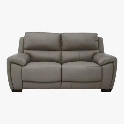 Furniture Village World of Leather - Relax Station Lazy 2 Seater Leather Power Recliner Sofa