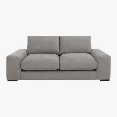 Furniture Village Chill 3 Seater Fabric Sofa - Mink
