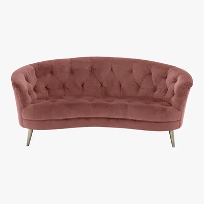 Furniture Village Alexander and James - Soho 2 Seater Fabric Sofa - Pink